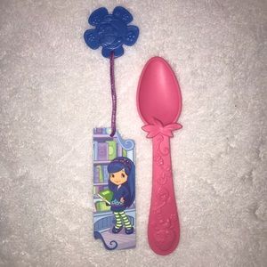 Strawberry Shortcake Friend Bookmark & Toy Spoon